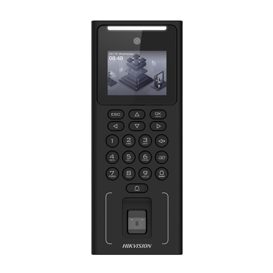 Máy chấm công nhận diện khuôn mặt và vân tay HIKVISION DS-K1T321MFWX